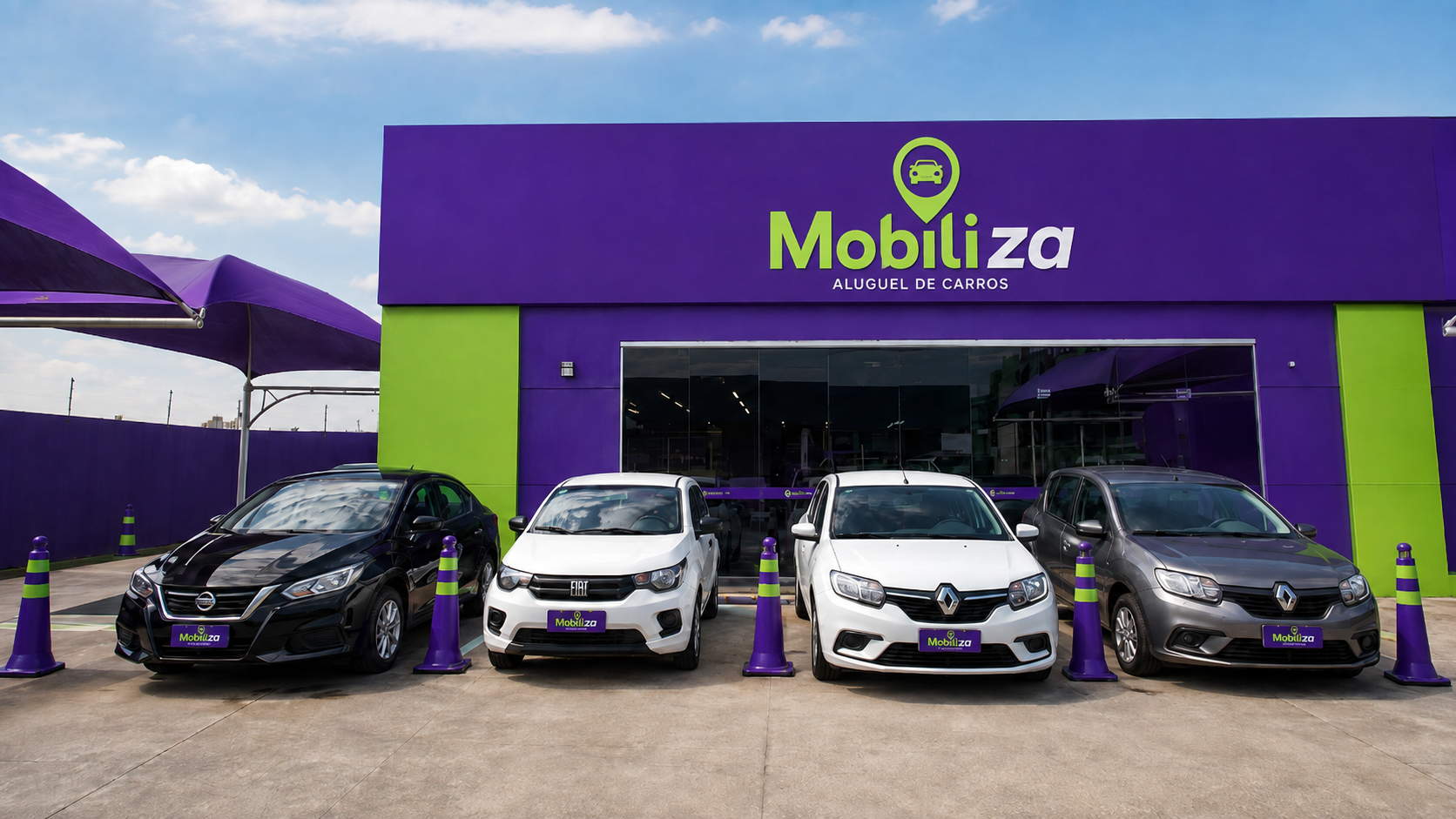 Fachada Mobiliza — aluguel de carros em Juiz de Fora
